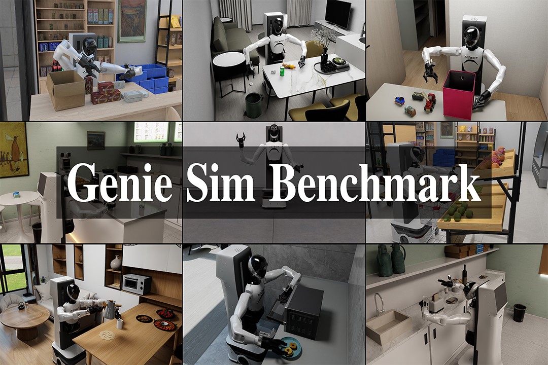 再掀开源浪潮！狗子28机器人发布并开源仿真评测工具Genie Sim Benchma...